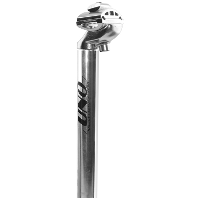 Tija de sillín UNO SP 341 - 350mm Ø29.4 Plata - motoscamaralweb.com