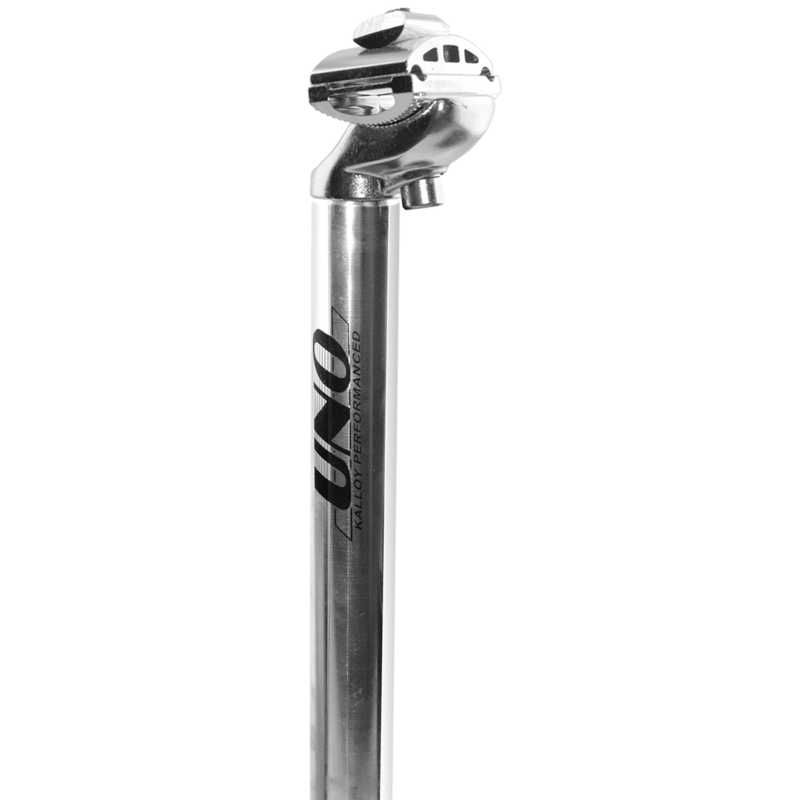Tija de sillín UNO SP 341 - 350mm Ø31 Plata - motoscamaralweb.com Tija de sillín UNO SP 341 - 350mm Ø31 Plata - motoscamaralweb.com