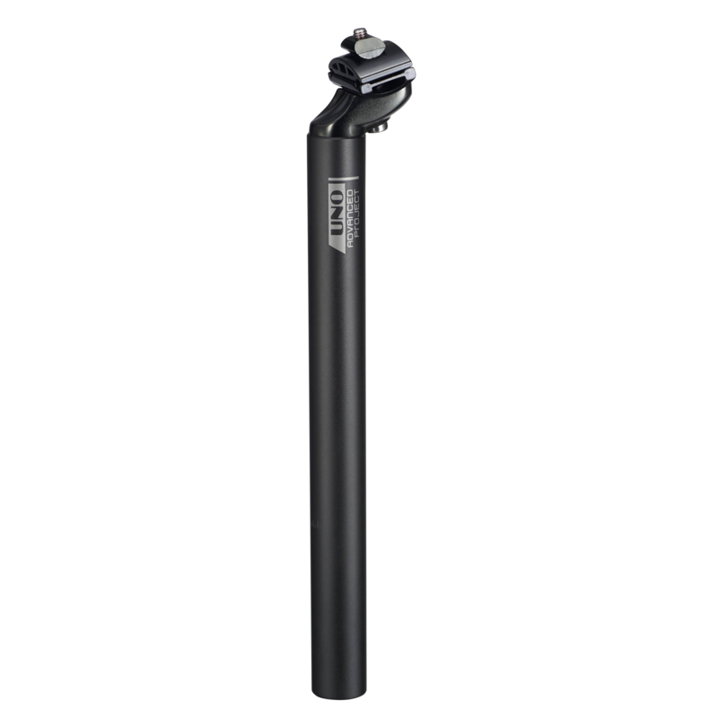 Tija de sillín UNO TS 297 - 350mm Ø25.6 Negro - motoscamaralweb.com Tija de sillín UNO TS 297 - 350mm Ø25.6 Negro - motoscamaralweb.com