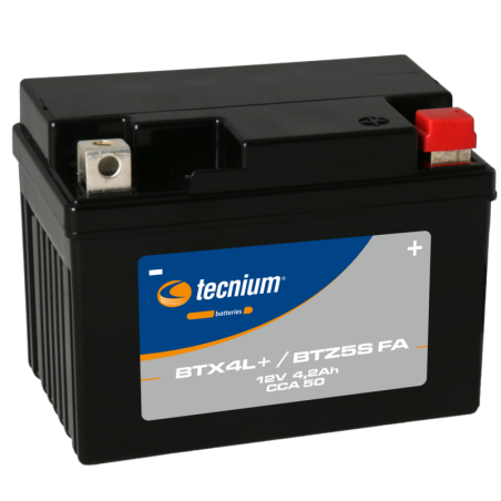 Batería TECNIUM activada BTX4L - motoscamaralweb.com
