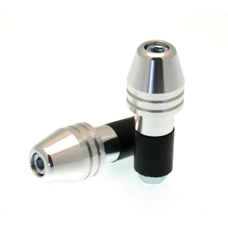 BIHR Rocket Bar Ends Ø18mm Silver - motoscamaralweb.com BIHR Rocket Bar Ends Ø18mm Silver - motoscamaralweb.com