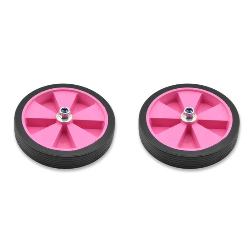 Par de ruedas completas para estabiciclo llanta rosa - motoscamaralweb.com Par de ruedas completas para estabiciclo llanta rosa - motoscamaralweb.com