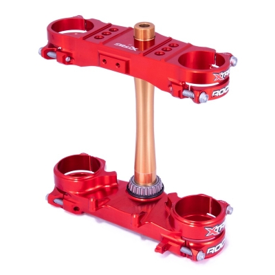 Tija completa XTRIG ROCS Tech offset 22mm - Rojo - motoscamaralweb.com