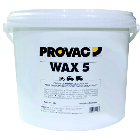 Pasta de montaje de neumáticos blanca PROVAC 1x5kg - motoscamaralweb.com