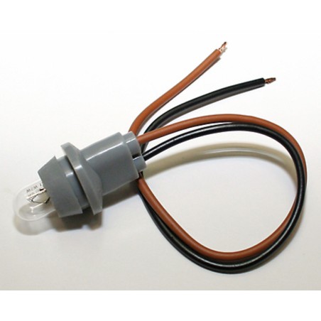 Luz de posición 5W con soporte de goma para faro universal SHIN YO 14-15mm - motoscamaralweb.com