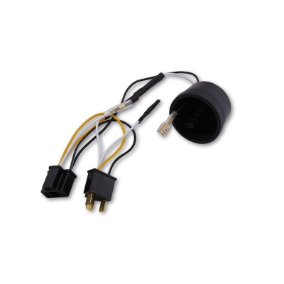 Arnés faro delantero 90mm SHIN YO H7/H4 - motoscamaralweb.com