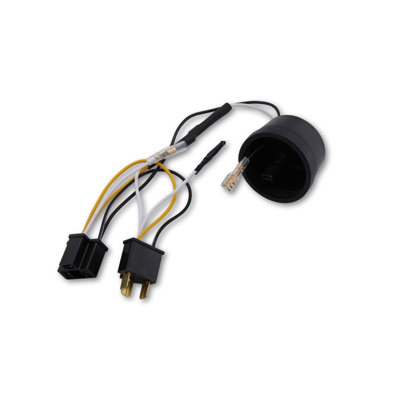 Arnés faro delantero 90mm SHIN YO H7/H4 - motoscamaralweb.com Arnés faro delantero 90mm SHIN YO H7/H4 - motoscamaralweb.com