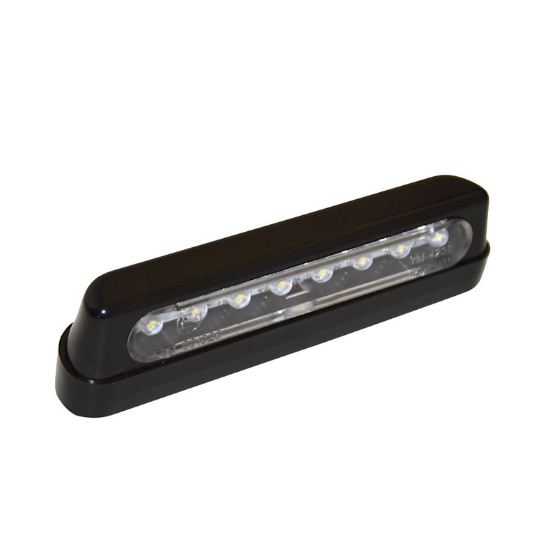 Luz de matrícula LED SHIN YO ABS negro - motoscamaralweb.com Luz de matrícula LED SHIN YO ABS negro - motoscamaralweb.com