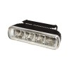 Luz de conducción diurna LED HIGHSIDER rectangular - motoscamaralweb.com