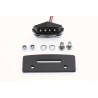 Placa de montaje HIGHSIDER + luz de matrícula LED - motoscamaralweb.com