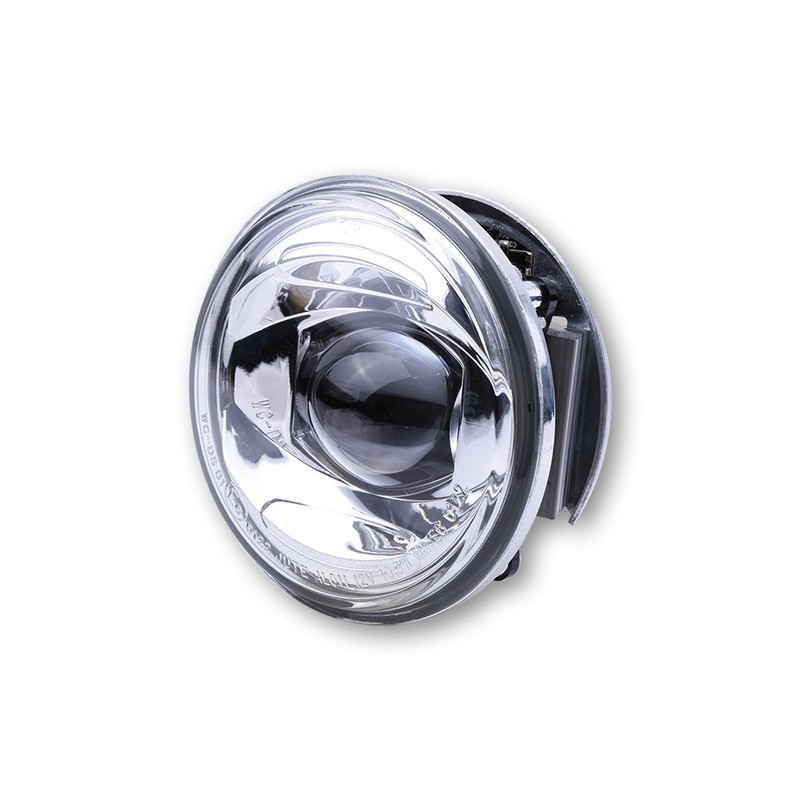 Cristal de faro SHIN YO LED 4 cromo - motoscamaralweb.com Cristal de faro SHIN YO LED 4 cromo - motoscamaralweb.com