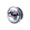 Cristal de faro SHIN YO LED 4 cromo - motoscamaralweb.com