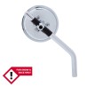 Retrovisor SHIN YO cromado - motoscamaralweb.com