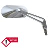 Retrovisor oval aluminio SHIN YO - motoscamaralweb.com