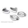 Juego de soportes de intermitente para horquilla HIGHSIDER aluminio CNC - Ø 35-37 mm - motoscamaralweb.com