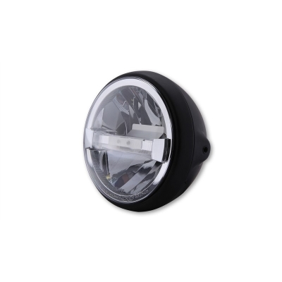 Faro delantero LED HIGHSIDER British-Style Tipo 4 (montaje lateral) - motoscamaralweb.com