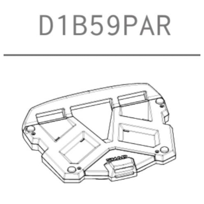 Parrilla Universal SHAD - SH48/SH49/SH50/SH58X/SH59X - motoscamaralweb.com