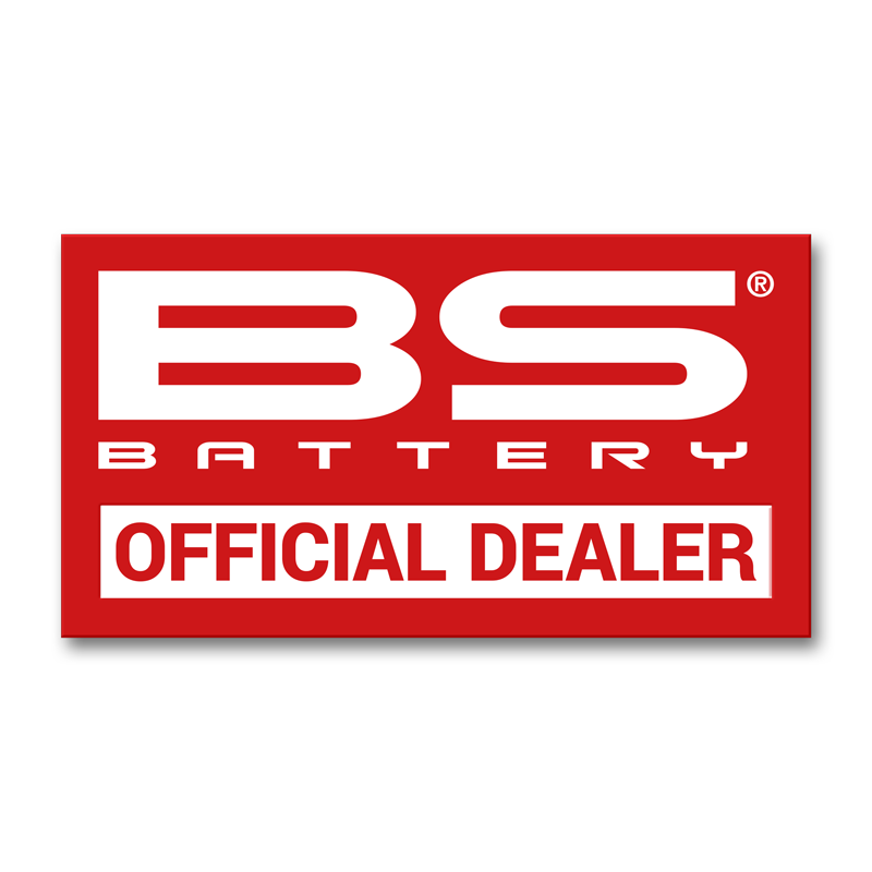 Pegatina BS Battery Distribuidor Oficial 70x130mm - motoscamaralweb.com Pegatina BS Battery Distribuidor Oficial 70x130mm - motoscamaralweb.com