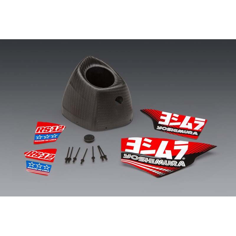 Kit recambio tapa YOSHIMURA carbono RS-12 - motoscamaralweb.com Kit recambio tapa YOSHIMURA carbono RS-12 - motoscamaralweb.com
