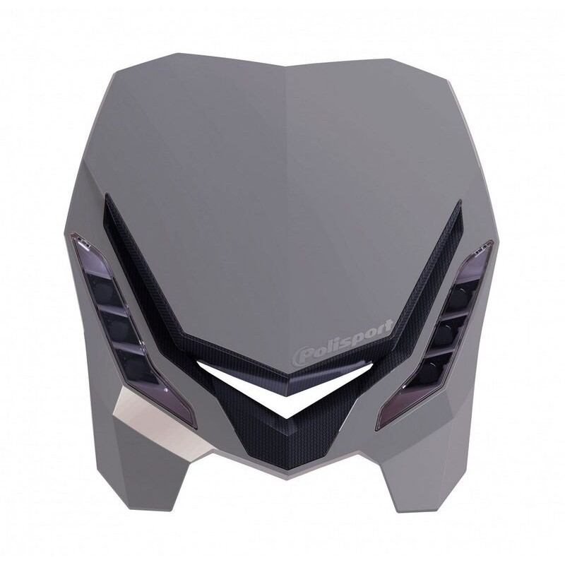 Careta con faro POLISPORT E-Blaze gris - motoscamaralweb.com Careta con faro POLISPORT E-Blaze gris - motoscamaralweb.com