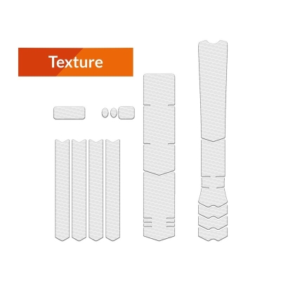 Kit adhesivos protectores cuadro ALGIS texture XL transparente - motoscamaralweb.com