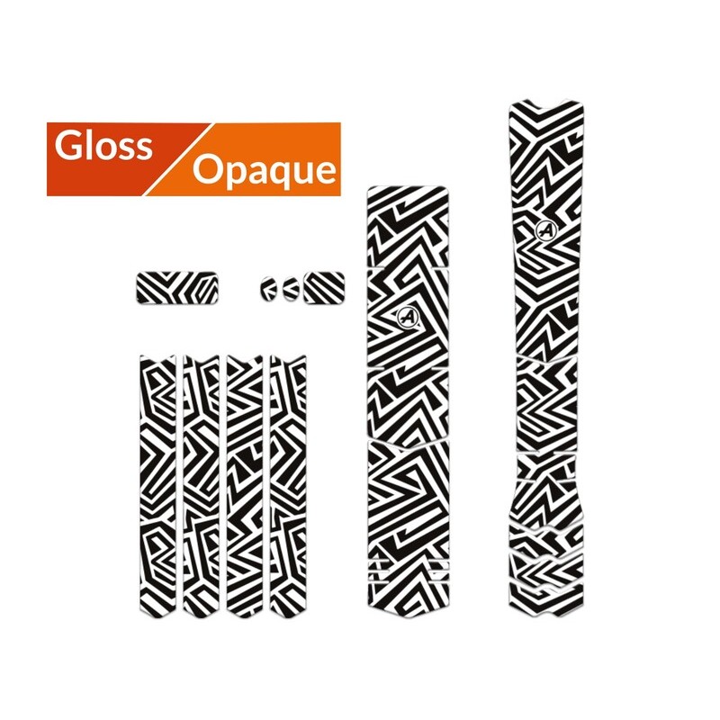 Kit adhesivos protectores cuadro ALGIS brillo XL LINES negro - motoscamaralweb.com Kit adhesivos protectores cuadro ALGIS brillo XL LINES negro - motoscamaralweb.com