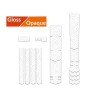 Kit adhesivos protectores cuadro ALGIS brillo XL LINES blanco - motoscamaralweb.com