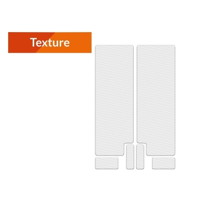 Kit adhesivos protectores de horquilla ALGIS texture transparente - motoscamaralweb.com