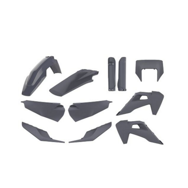 Kit de plástica POLISPORT - Gris - motoscamaralweb.com Kit de plástica POLISPORT - Gris - motoscamaralweb.com