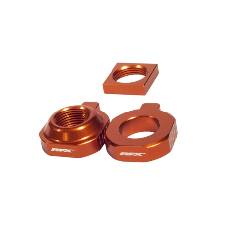 Tensores de cadena traseros RFX Pro 2 - naranja - motoscamaralweb.com