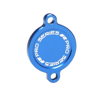 Tapa del filtro de aceite RFX Pro (azul) - Kawasaki KXF450 - motoscamaralweb.com