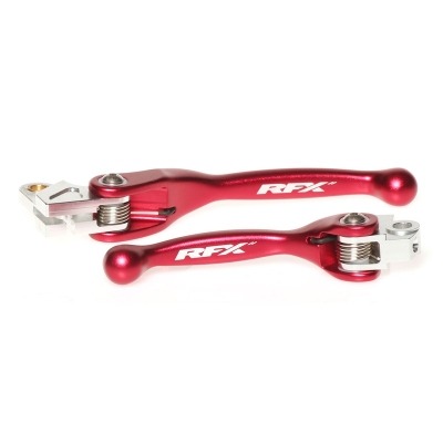 Juego de manetas flexibles forjadas RFX (rojo) - motoscamaralweb.com