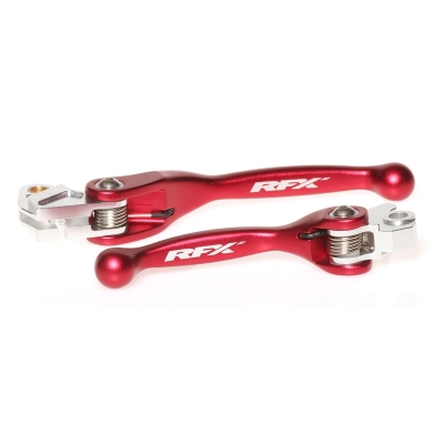 Juego de manetas flexibles forjadas RFX (rojo) - motoscamaralweb.com