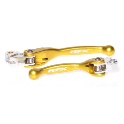 Juego de manetas flexibles forjadas RFX (amarillo) - motoscamaralweb.com