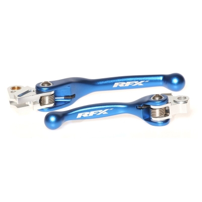Juego de manetas flexibles forjadas RFX azul - motoscamaralweb.com