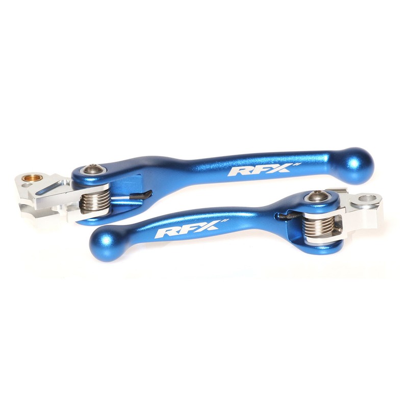 Juego de manetas flexibles forjadas RFX azul - motoscamaralweb.com Juego de manetas flexibles forjadas RFX azul - motoscamaralweb.com