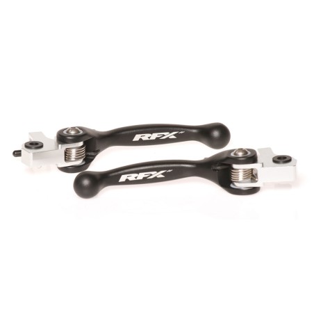 Juego de manetas flexibles forjadas RFX Race - negro - motoscamaralweb.com