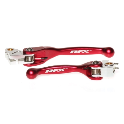 Juego de manetas flexibles forjadas RFX Race - rojo - motoscamaralweb.com