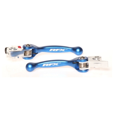 Juego de manetas flexibles forjadas RFX (azul) - motoscamaralweb.com