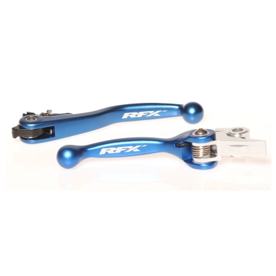 Juego de manetas flexibles forjadas RFX (azul) - motoscamaralweb.com