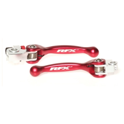 Juego de manetas flexibles forjadas RFX (rojo) - motoscamaralweb.com