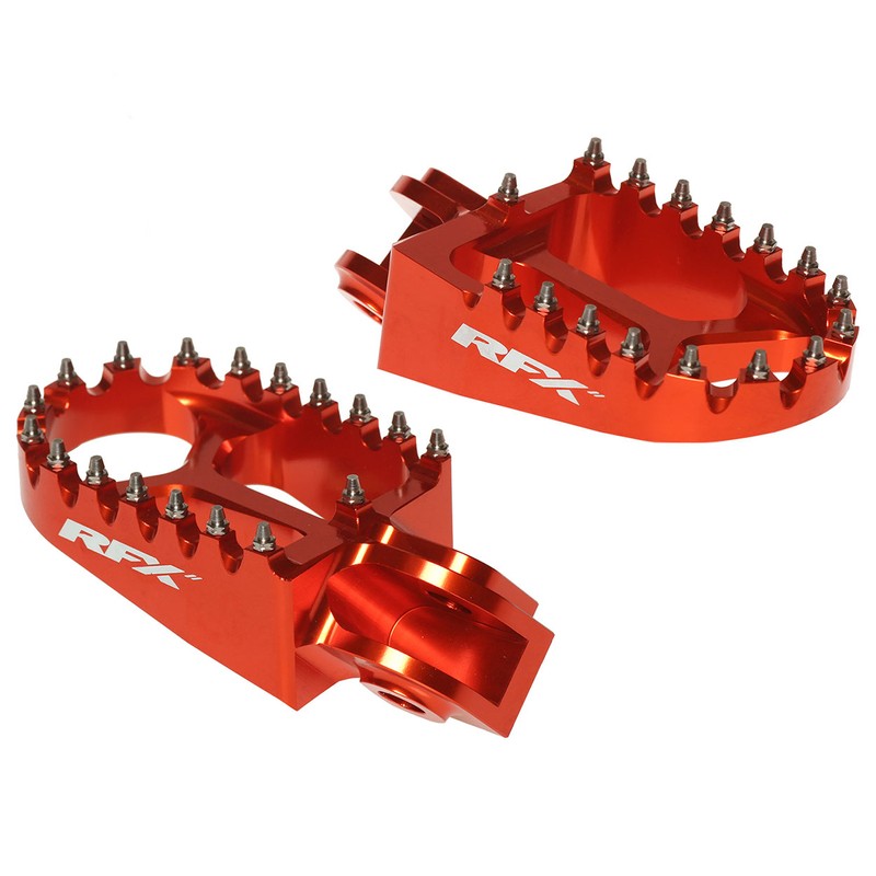 Estriberas RFX Pro (naranja)- motoscamaralweb.com Estriberas RFX Pro (naranja)- motoscamaralweb.com