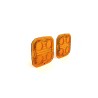 Kit de tulipas ámbar Denali TriOptic D4 Lights - motoscamaralweb.com