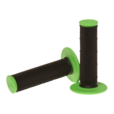 Puños compuestos dobles RFX Pro Series con centro negro (negro/ verde)