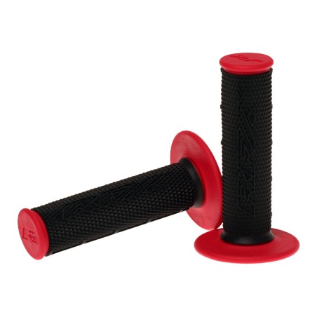 Puños compuestos dobles RFX Pro Series con centro negro (negro/ rojo).