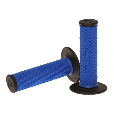 Puños compuestos dobles RFX Pro Series con extremos negros (azul/negro