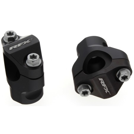 Torretas de manillar RFX Race 28.6 mm (negro) - motoscamaralweb.com