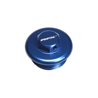 Tapón de llenado de aceite RFX Pro (azul)- motoscamaralweb.com