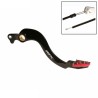Pedal de freno trasero RFX Pro ST (anodizado duro negro/rojo) - Honda CRF250 /450 - motoscamaralweb.com