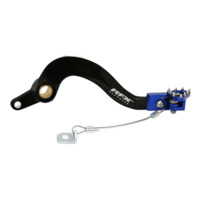 Pedal de freno trasero RFX Pro FT (negro/azul) - Yamaha YZF/WRF 450 - motoscamaralweb.com